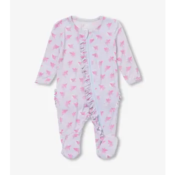Hatley Hatley Twinkle Fairies Baby Ruffle Footed Coverall
