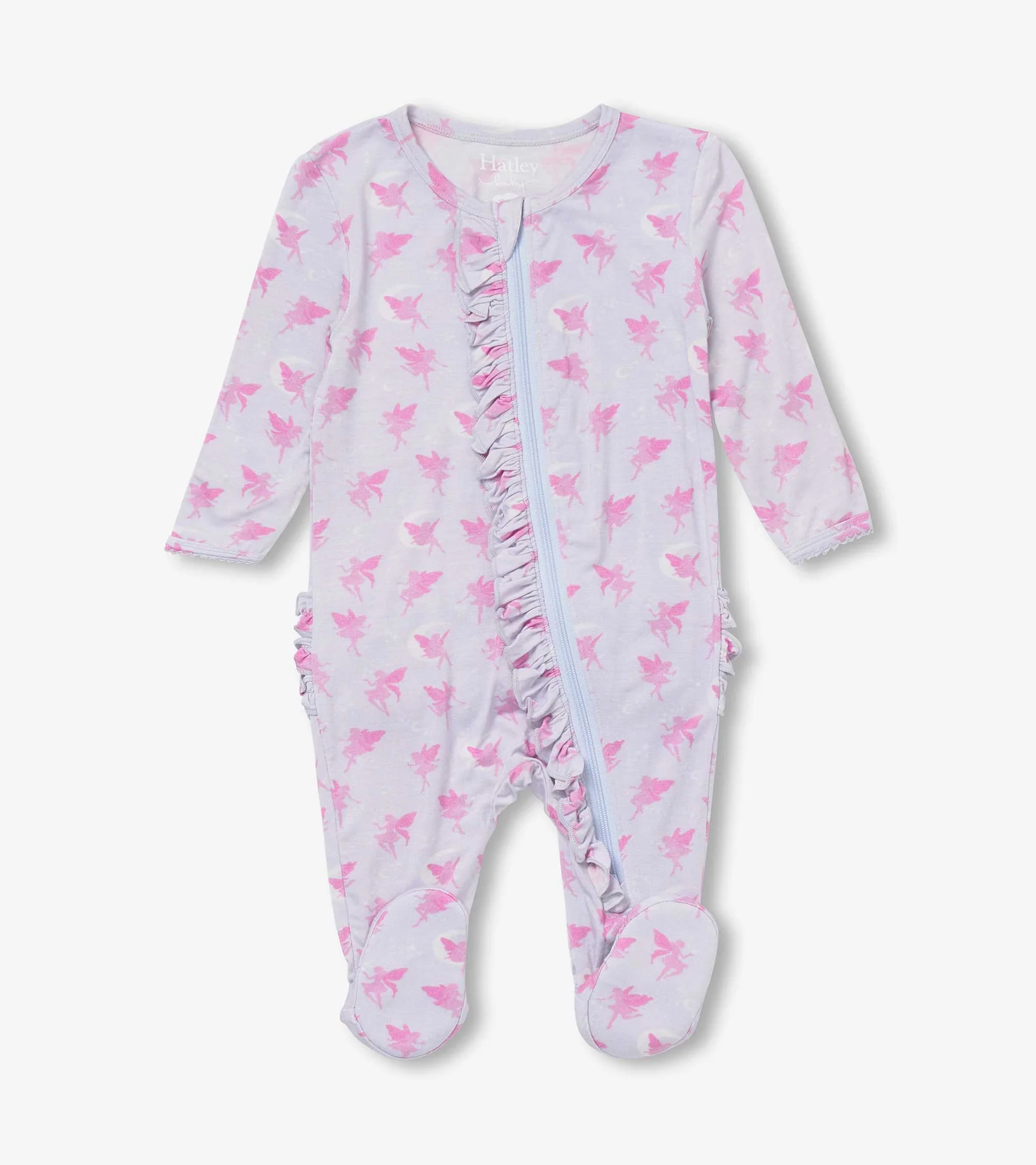 Hatley Hatley Twinkle Fairies Baby Ruffle Footed Coverall