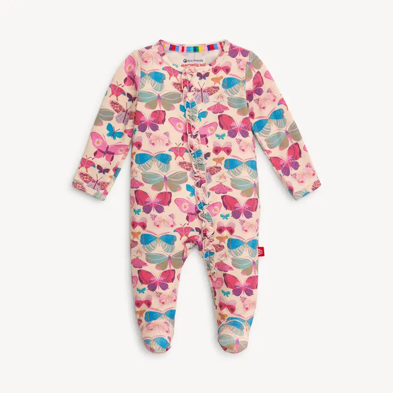 Magnetic Me Magnetic Me All A-Flutter Modal Footie w/ Ruffle
