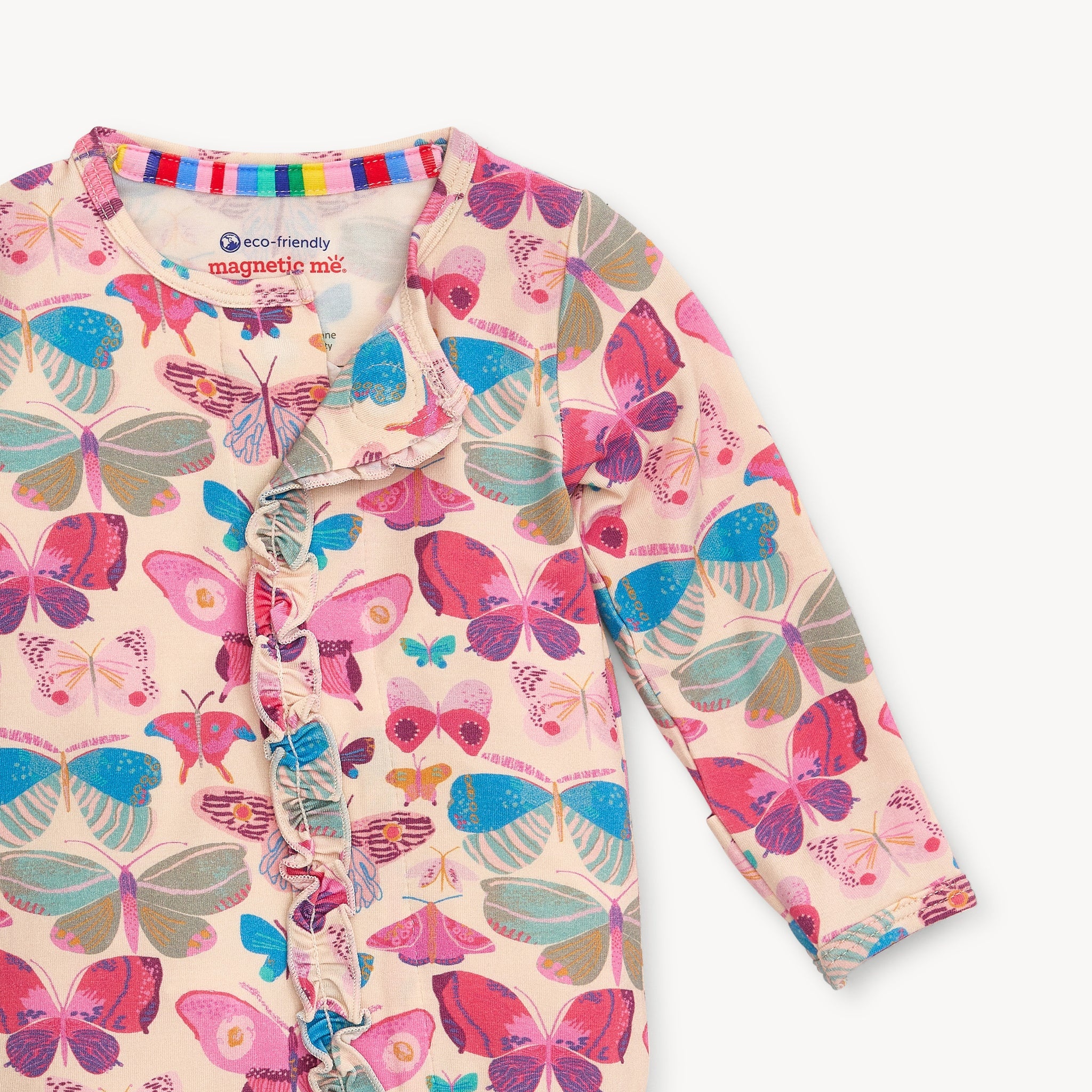 Magnetic Me Magnetic Me All A-Flutter Modal Footie w/ Ruffle