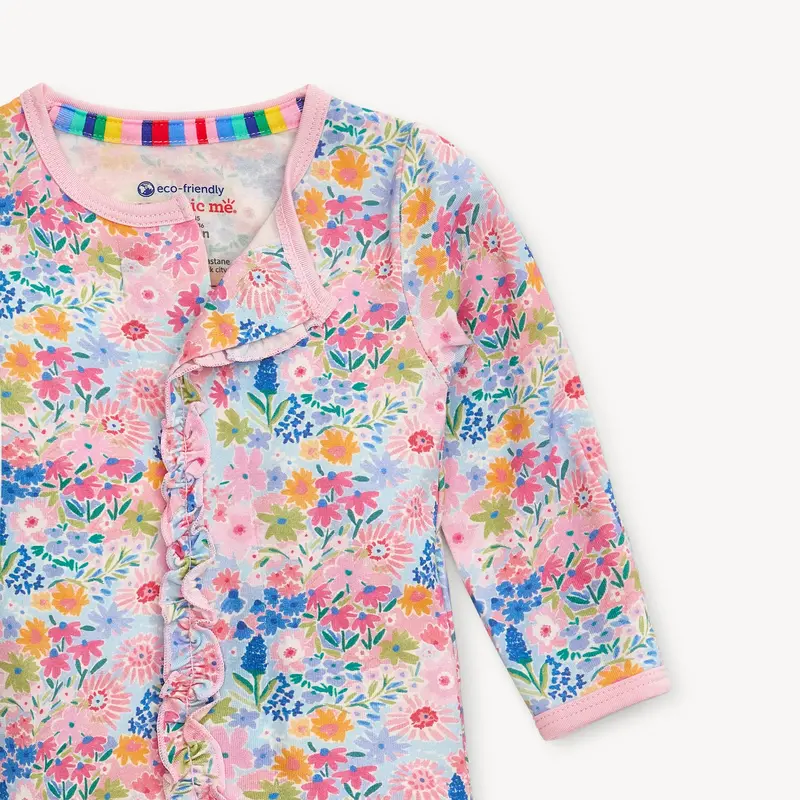 Magnetic Me Magnetic Me Lily Modal Footie w/ Ruffle