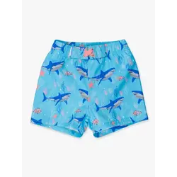 RuffleButts Rufflebutts Fintastic Swim Trunks