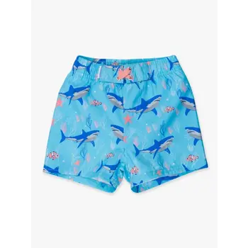 RuffleButts Rufflebutts Fintastic Swim Trunks