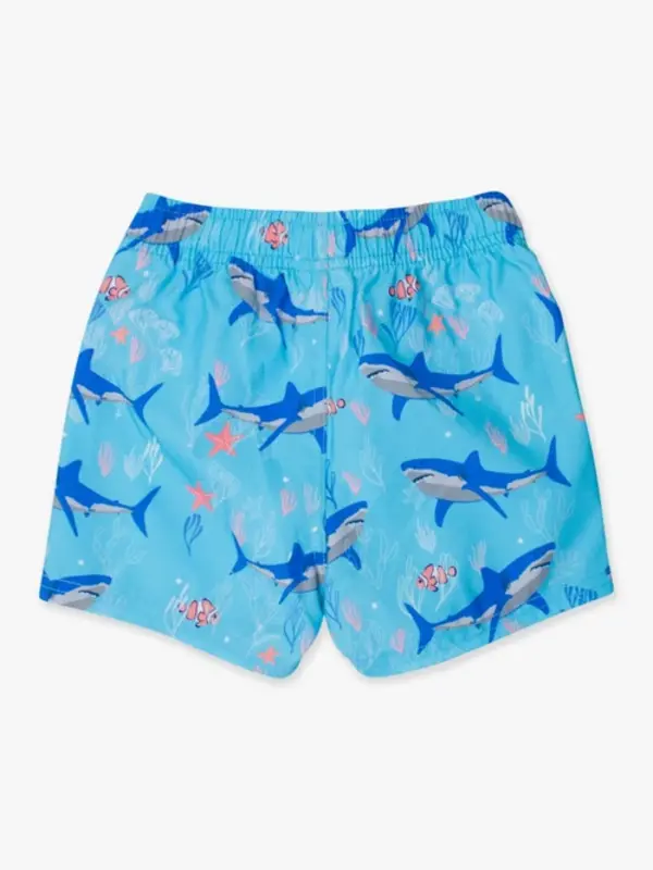 RuffleButts Rufflebutts Fintastic Swim Trunks