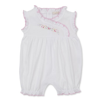 kissy kissy Kissy Kissy Sleeveless Premier Flowers & Vines Hand Embroidery Playsuit