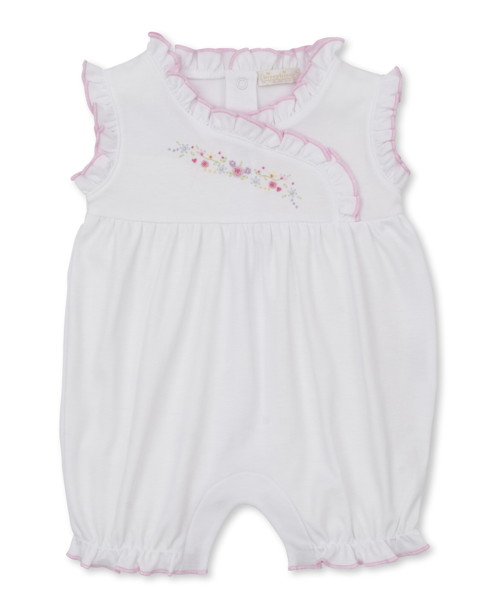 kissy kissy Kissy Kissy Sleeveless Premier Flowers & Vines Hand Embroidery Playsuit