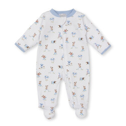 kissy kissy Kissy Kissy Playground Pups Zip Footie & Hat Set