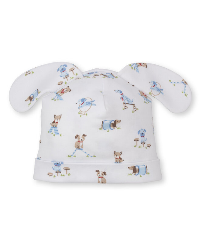 kissy kissy Kissy Kissy Playground Pups Zip Footie & Hat Set