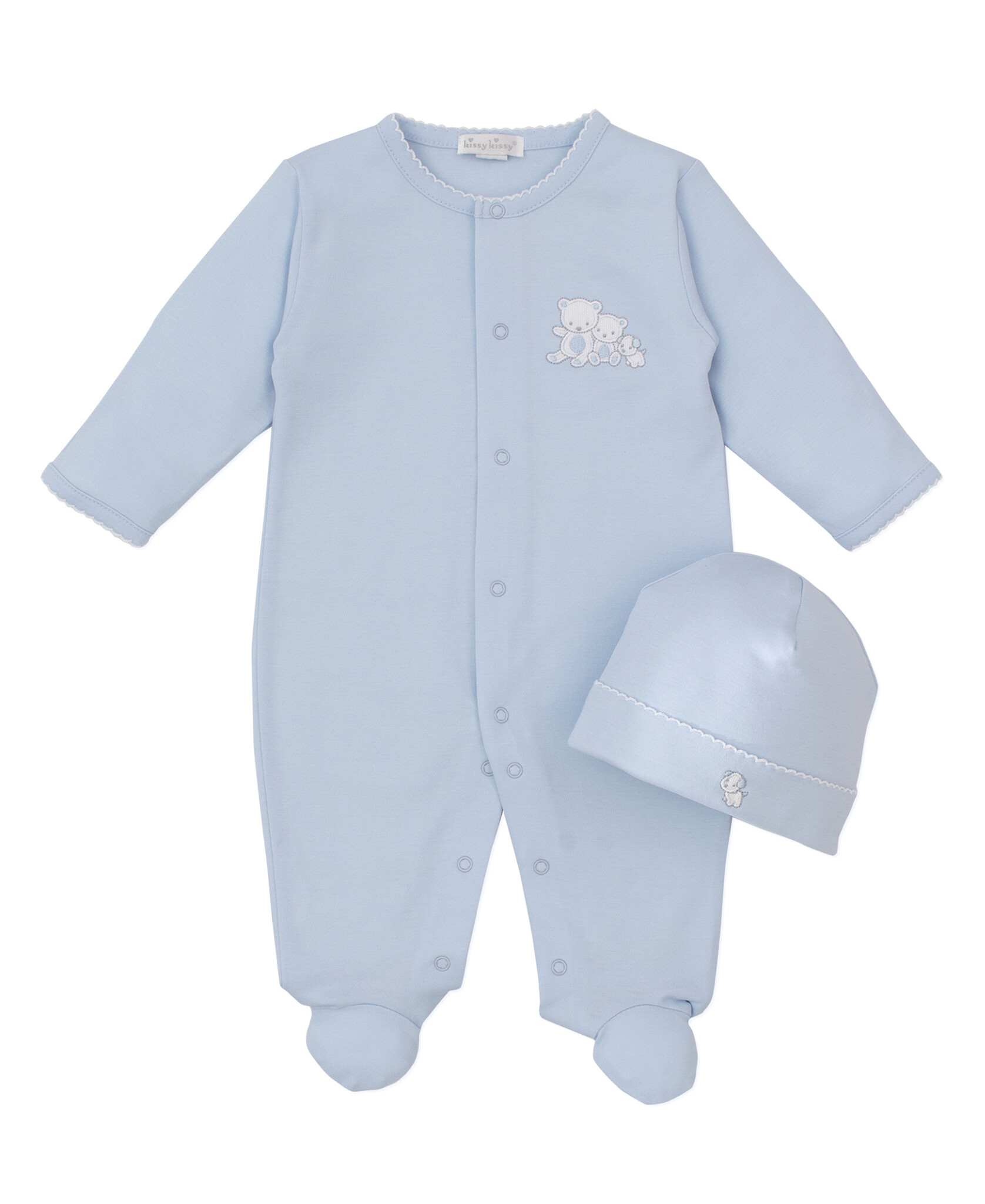 kissy kissy Kissy Kissy Beary Besties Footie & Hat Set