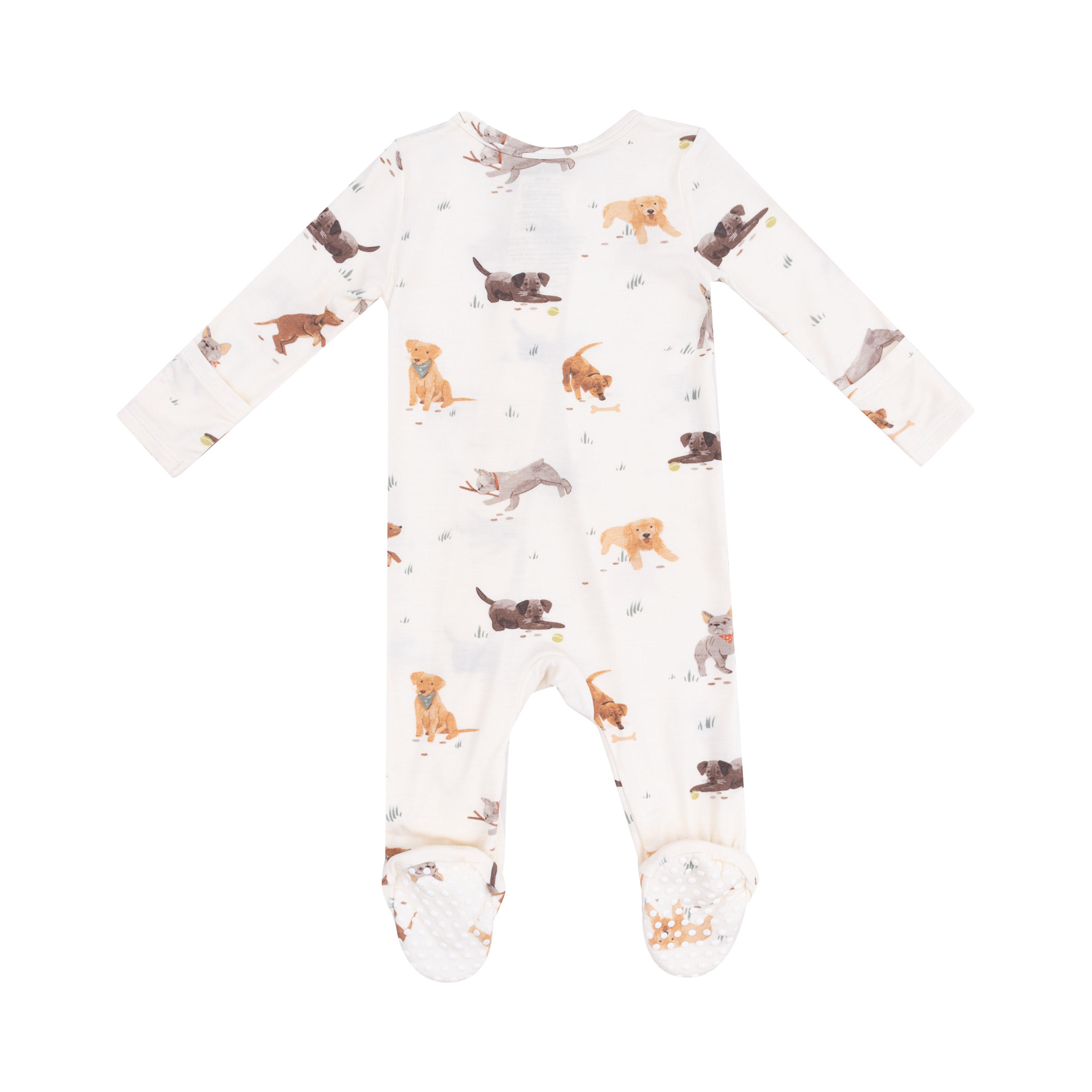 Angel Dear Angel Dear Watercolor Puppies 2 Way Zipper Footie