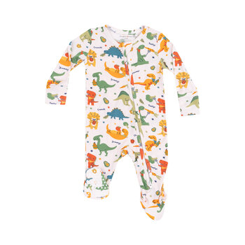 Angel Dear Angel Dear Veggie Dinos 2 Way Zipper Footie