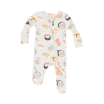 Angel Dear Angel Dear Sushi Green 2 Way Zipper Footie