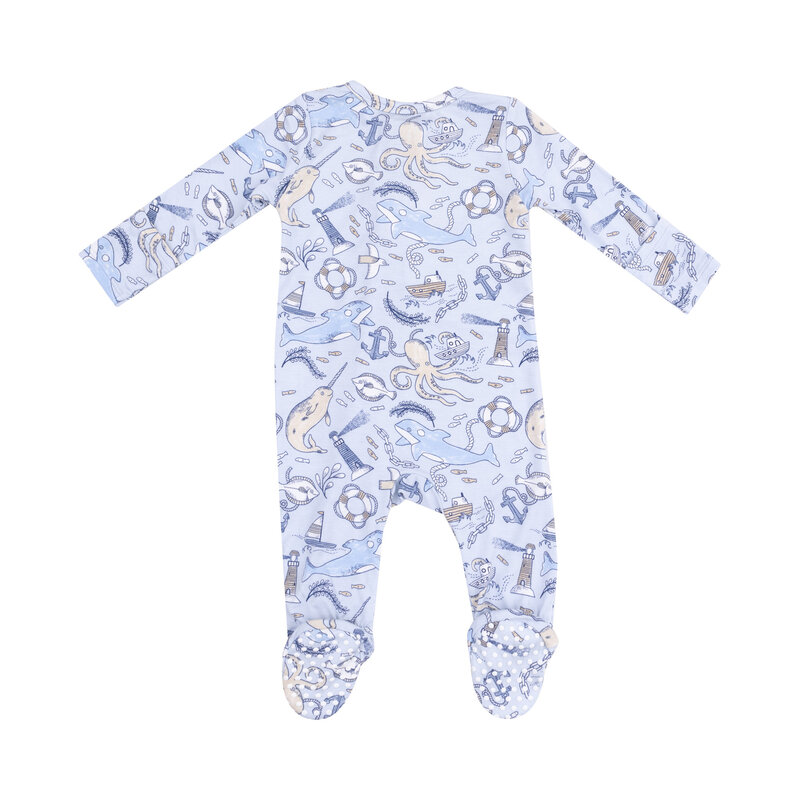 Angel Dear Angel Dear Nautical Notebook 2 Way Zipper Footie