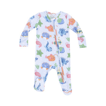 Angel Dear Angel Dear Cute Ocean Creatures 2 Way Zipper Footie