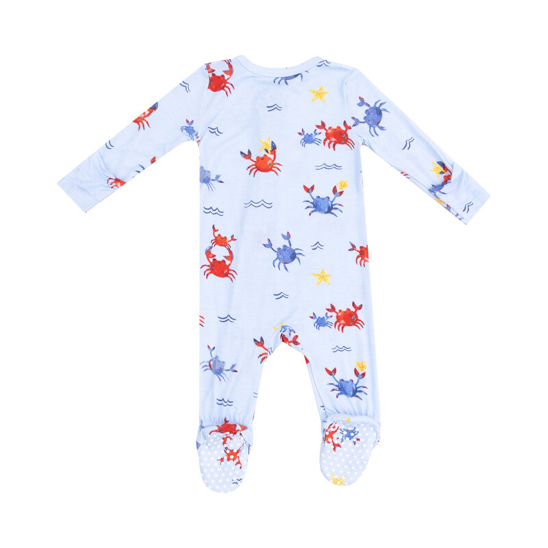 Angel Dear Angel Dear Crayon Crabs 2 Way Zipper Footie