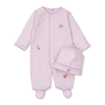 kissy kissy Kissy Kissy Fruit Fiesta Footie & Hat Set