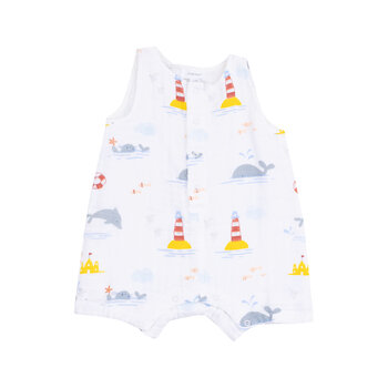 Angel Dear Angel Dear Take Me To The Sea Sleeveless Shortie Romper