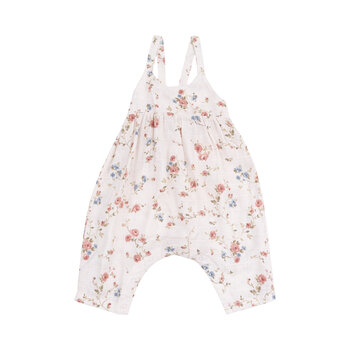 Angel Dear Angel Dear Climbing Roses Tie Back Romper