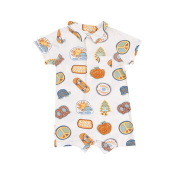 Angel Dear Angel Dear Groovy Vibes Stickers Polo Shortie