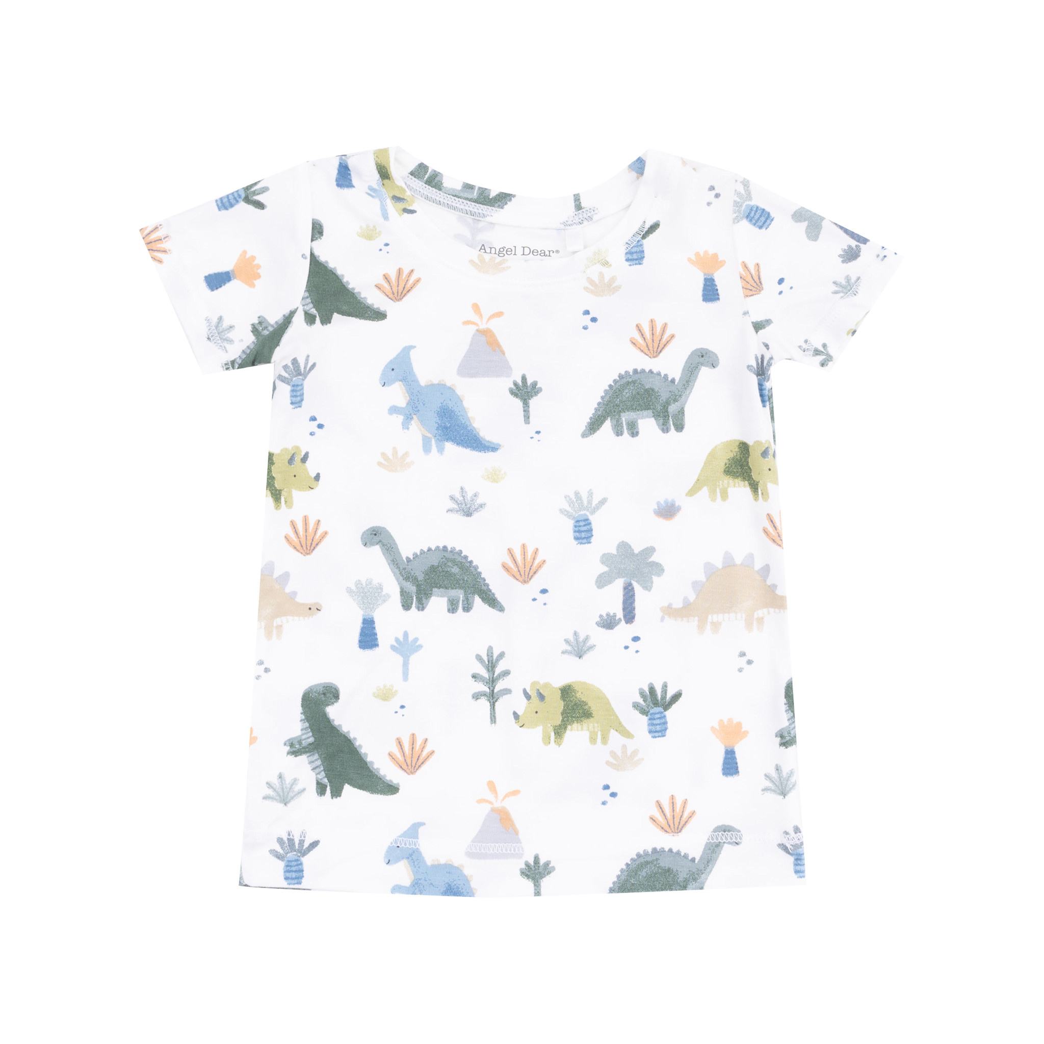 Angel Dear Angel Dear Soft Dinos S/S Loungewear Set