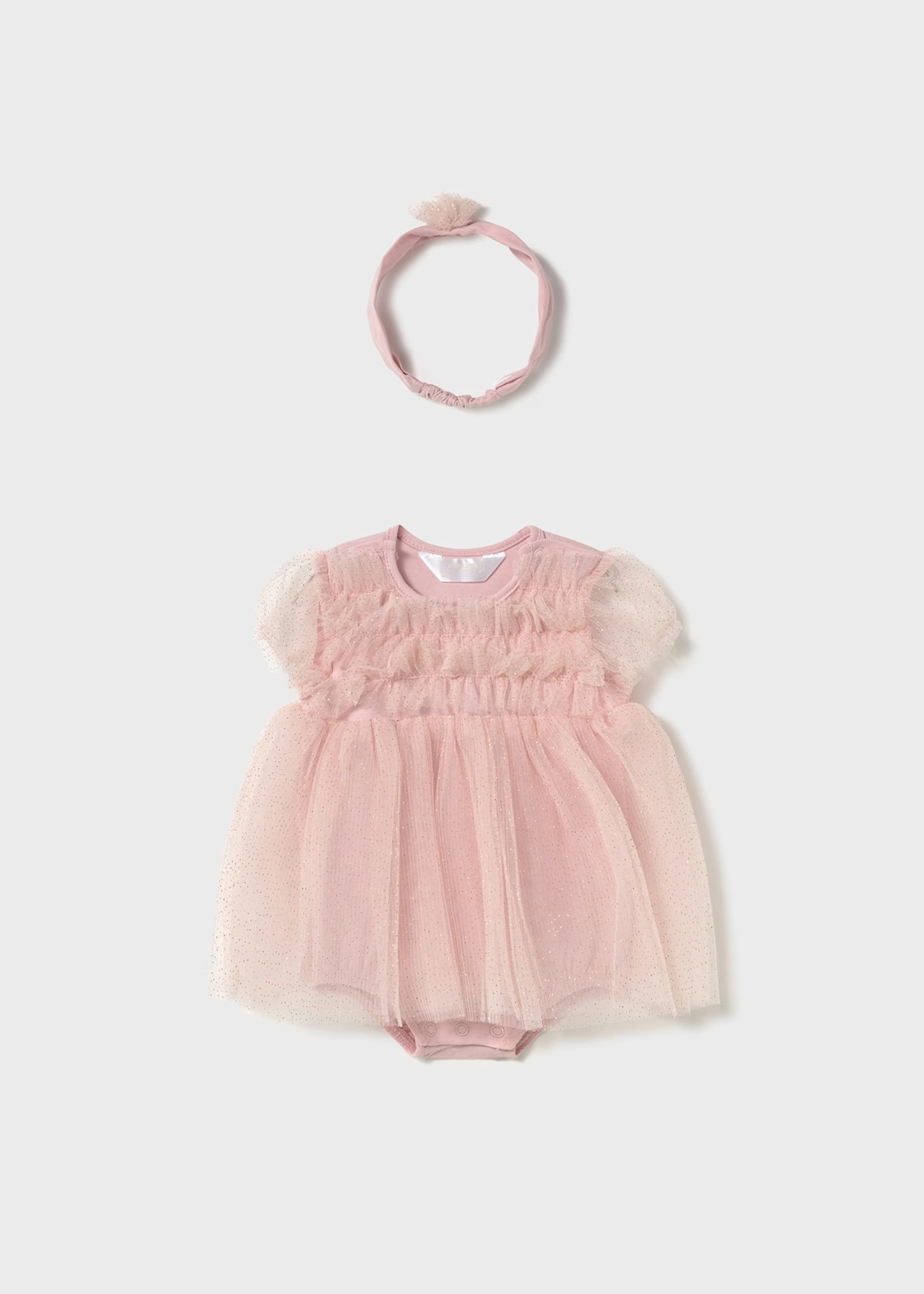 Mayoral Mayoral Fancy Tulle Baby Dress