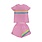 Lola & the Boys Lola & The Boys Rainbow Sequin Short Set