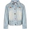 Lola & the Boys Lola & The Boys Rainbow Pearl Denim Jacket