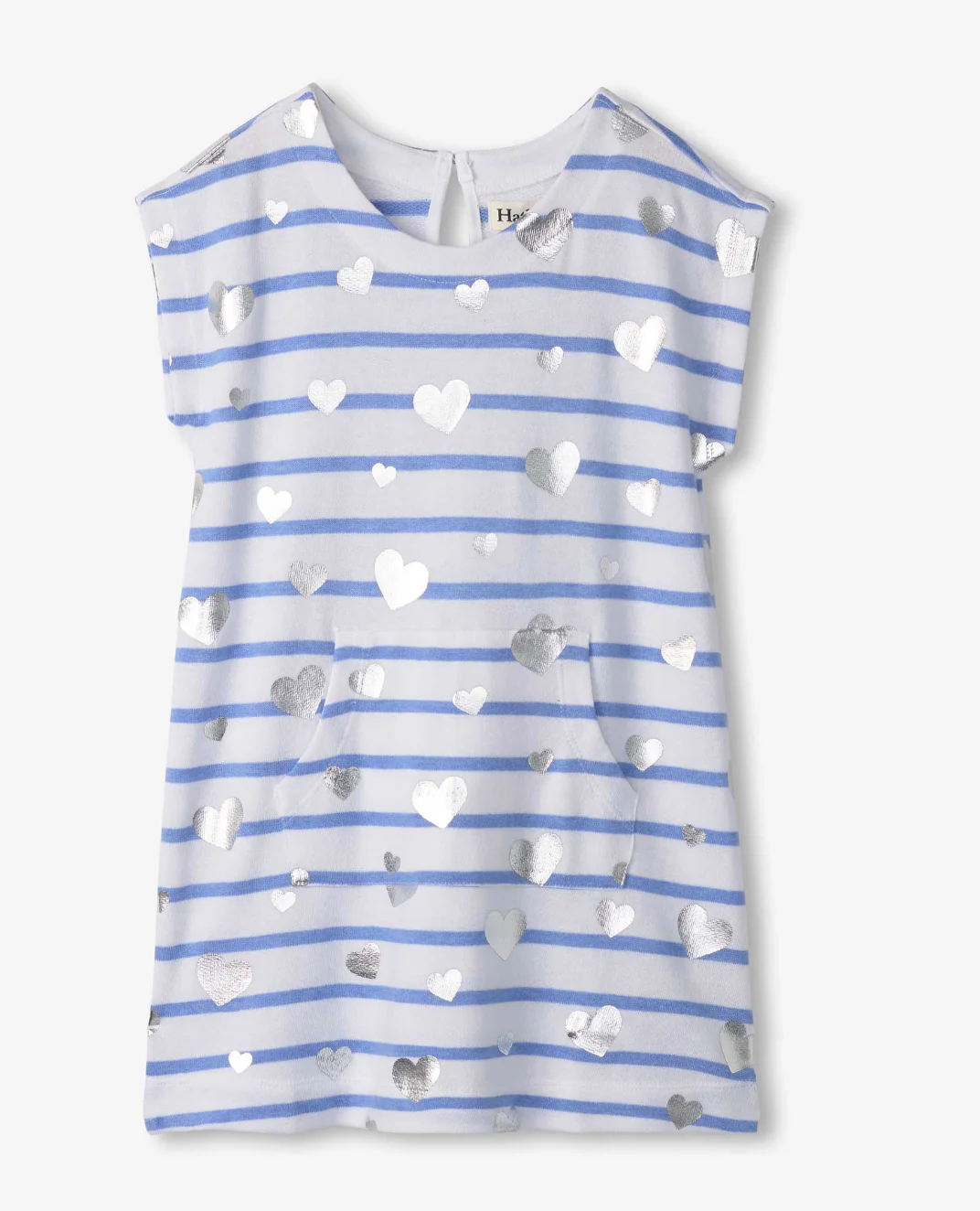 Hatley Hatley Heart Stripes Terry Slouchy Dress