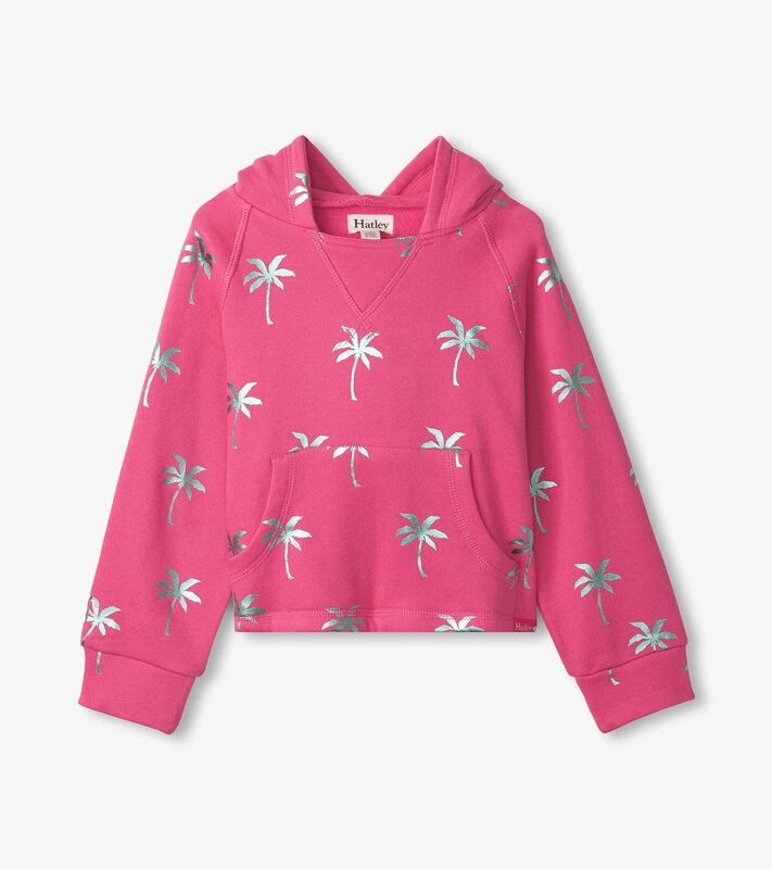 Hatley Hatley Shimmer Palms Raglan Hoodie