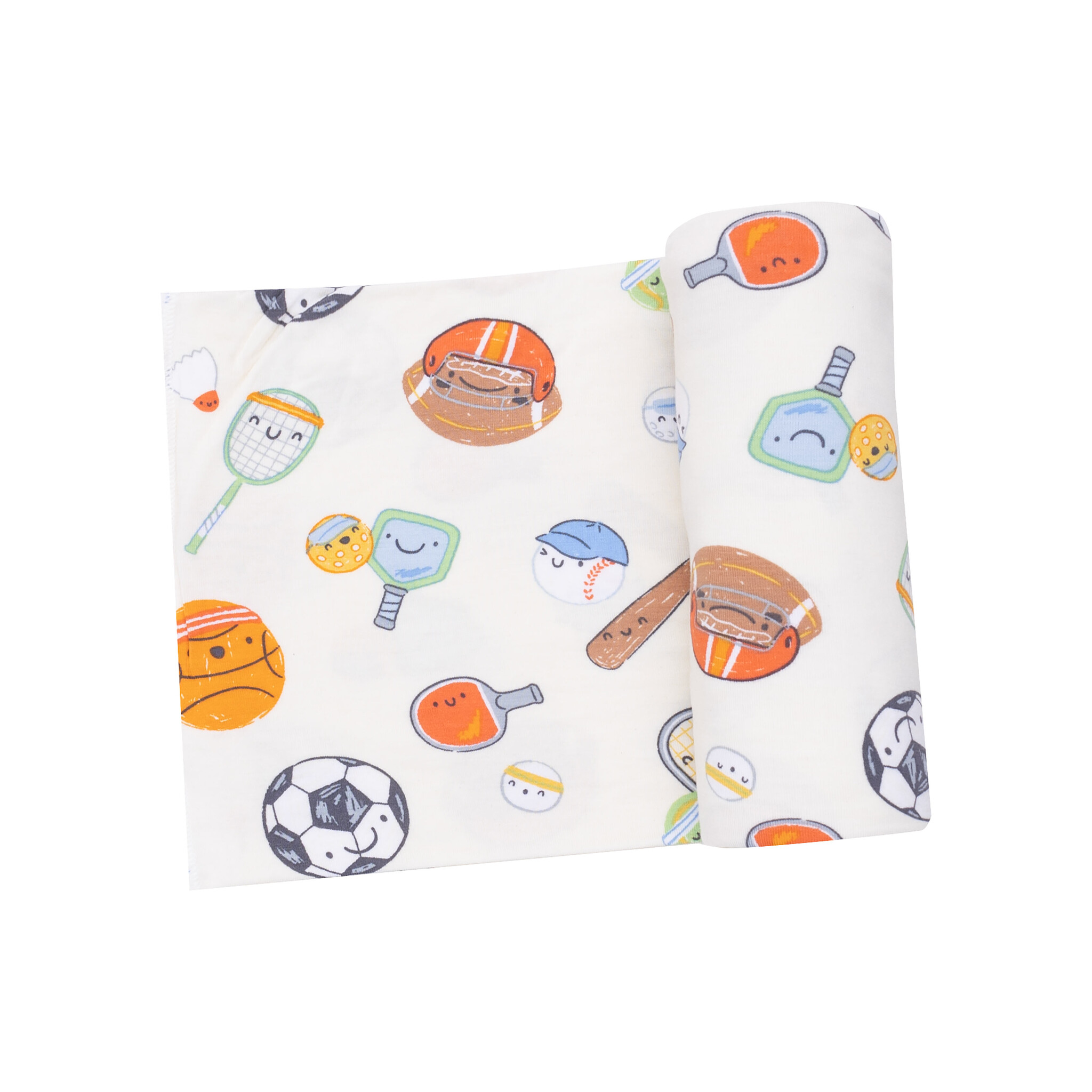 Angel Dear Angel Dear Sports Ball Friends Swaddle Blanket