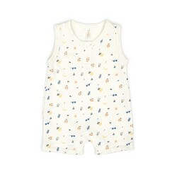 Tun Tun Tun Tun Sleeveless Picnic Romper
