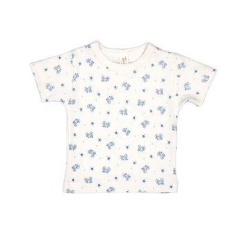 Tun Tun Tun Tun Bicycles Short Sleeve Top & Ribbed Shorts Set