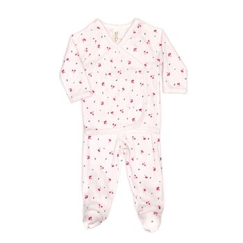 Tun Tun Tun Tun Cherries Pointelle Kimono Set