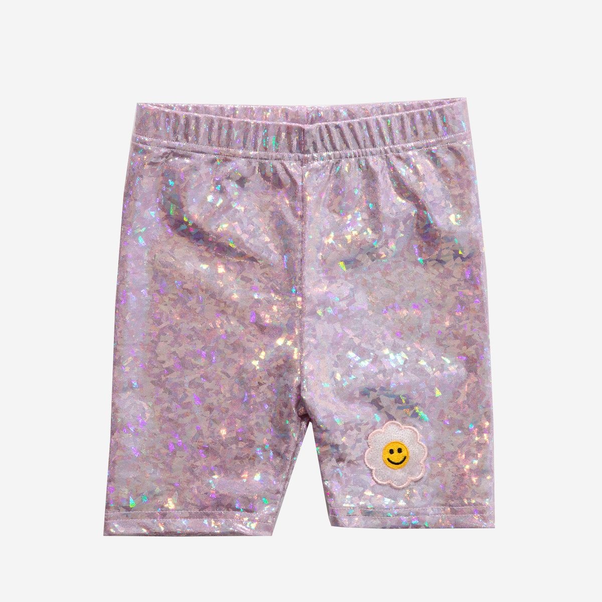 Petite Hailey Petite Hailey  Julia Metallic Bike Shorts
