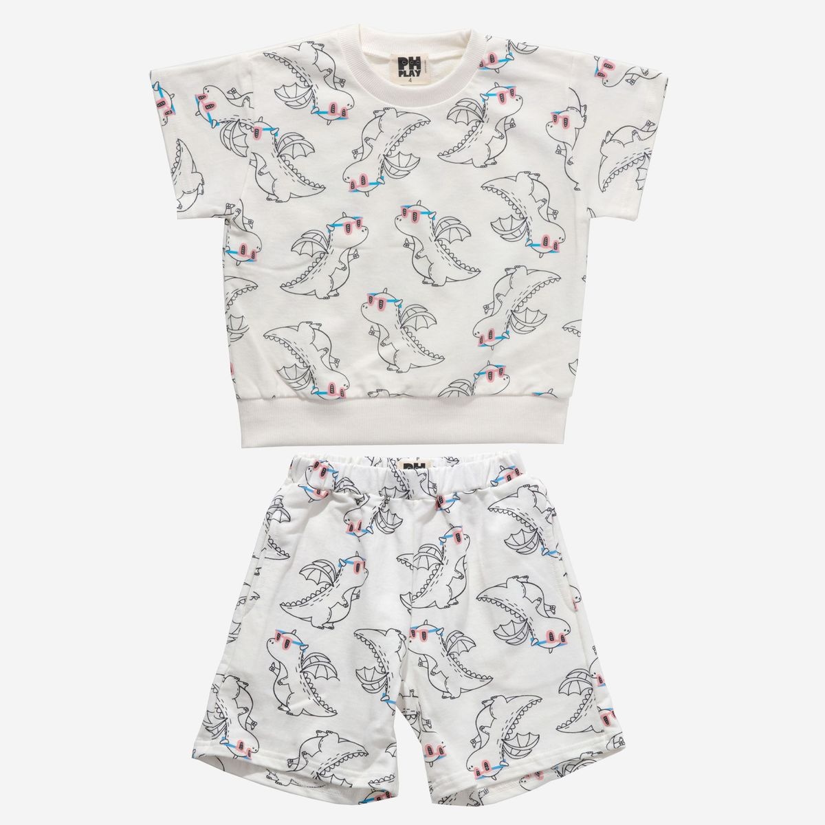 Petite Hailey Petite Hailey Dragon Print Sweatshirt Set