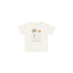 Rylee and Cru Rylee & Cru Santorini Raw Edge Tee