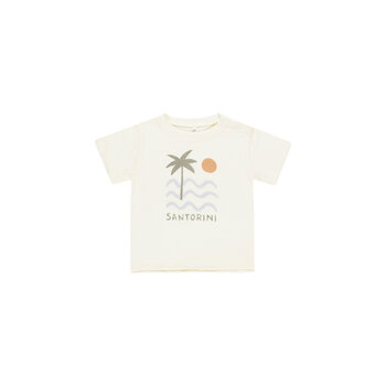 Rylee and Cru Rylee & Cru Santorini Raw Edge Tee