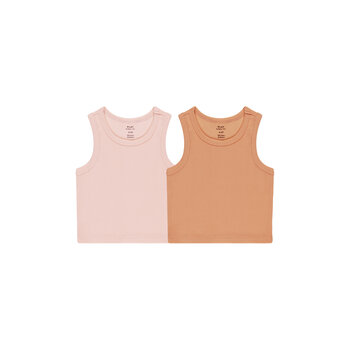 Rylee and Cru Rylee & Cru Ribbed Tank Set
