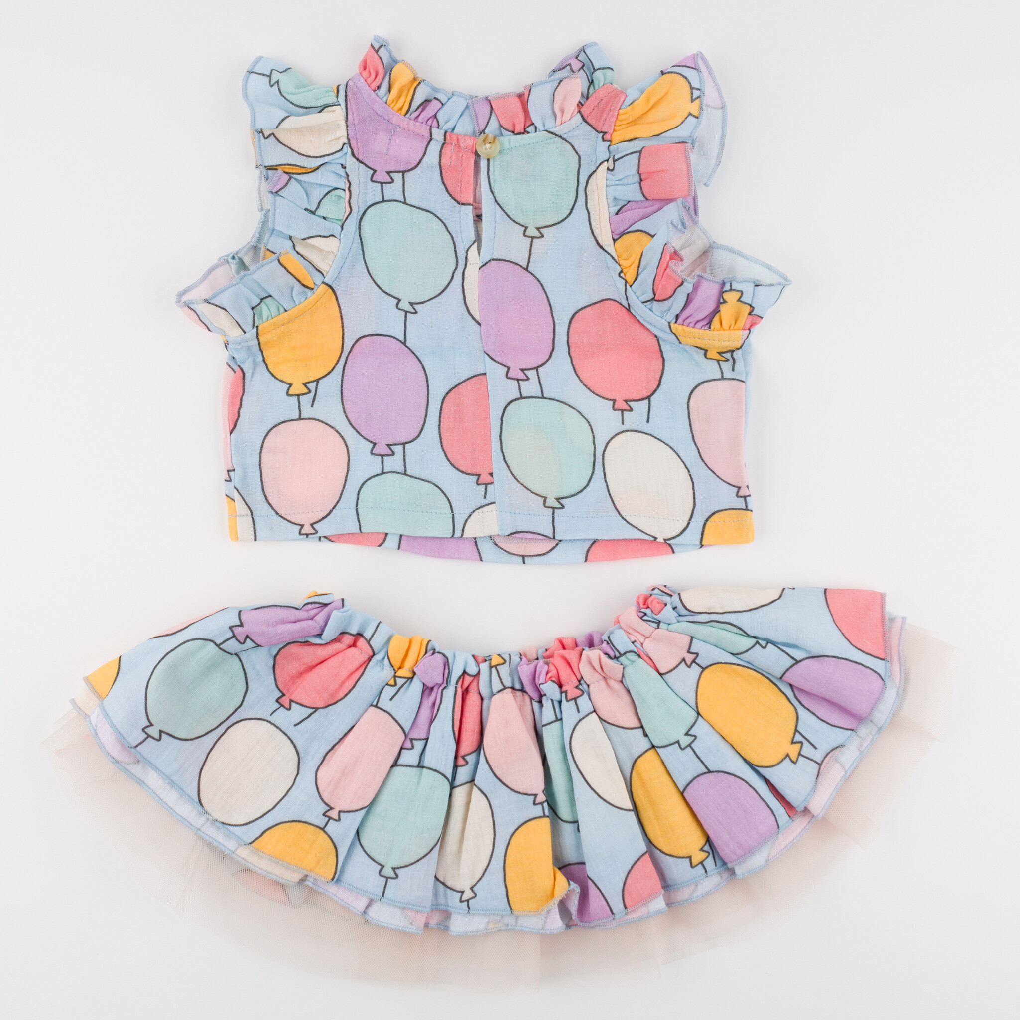 Oh Baby Oh Baby Bright Balloons Lola Top & Tutu Skirt