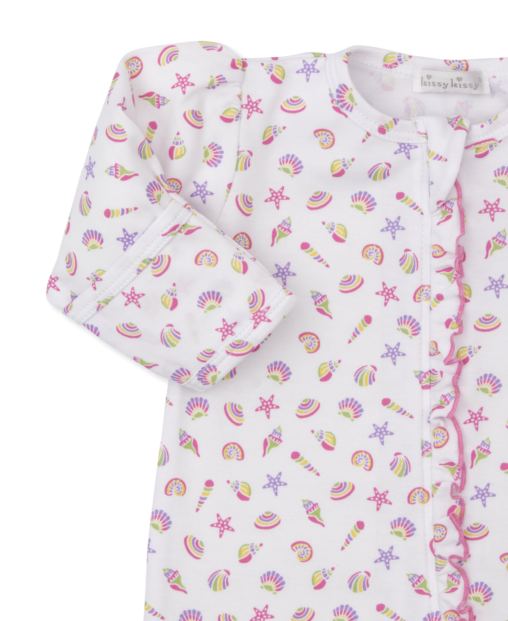 kissy kissy Kissy Kissy Sea Shell Magic Zip Footie