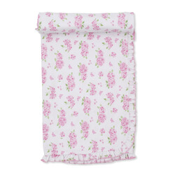 kissy kissy Kissy Kissy Heavenly Hydrangeas Print Blanket- Pink