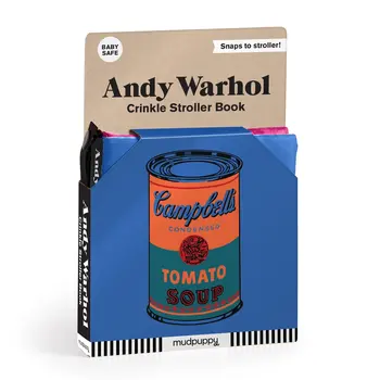 Chronicle Books Andy Warhol Crinkle Fabric Stroller Book