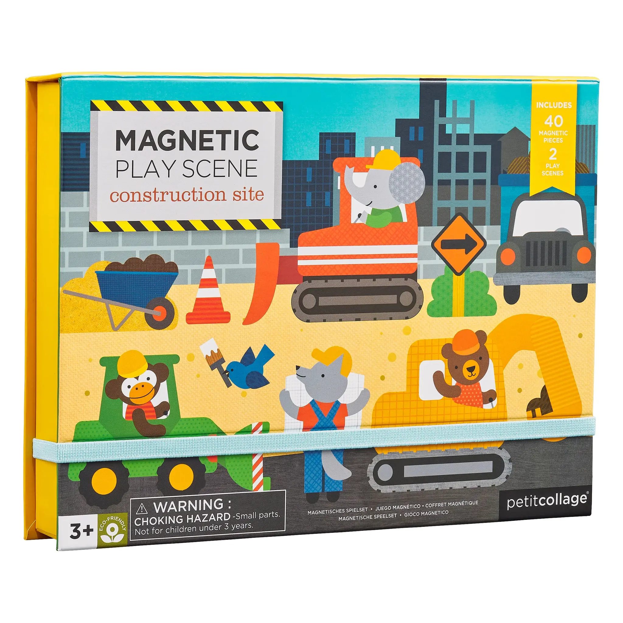 Chronicle Books Construction Site Magnetic Play Scene
