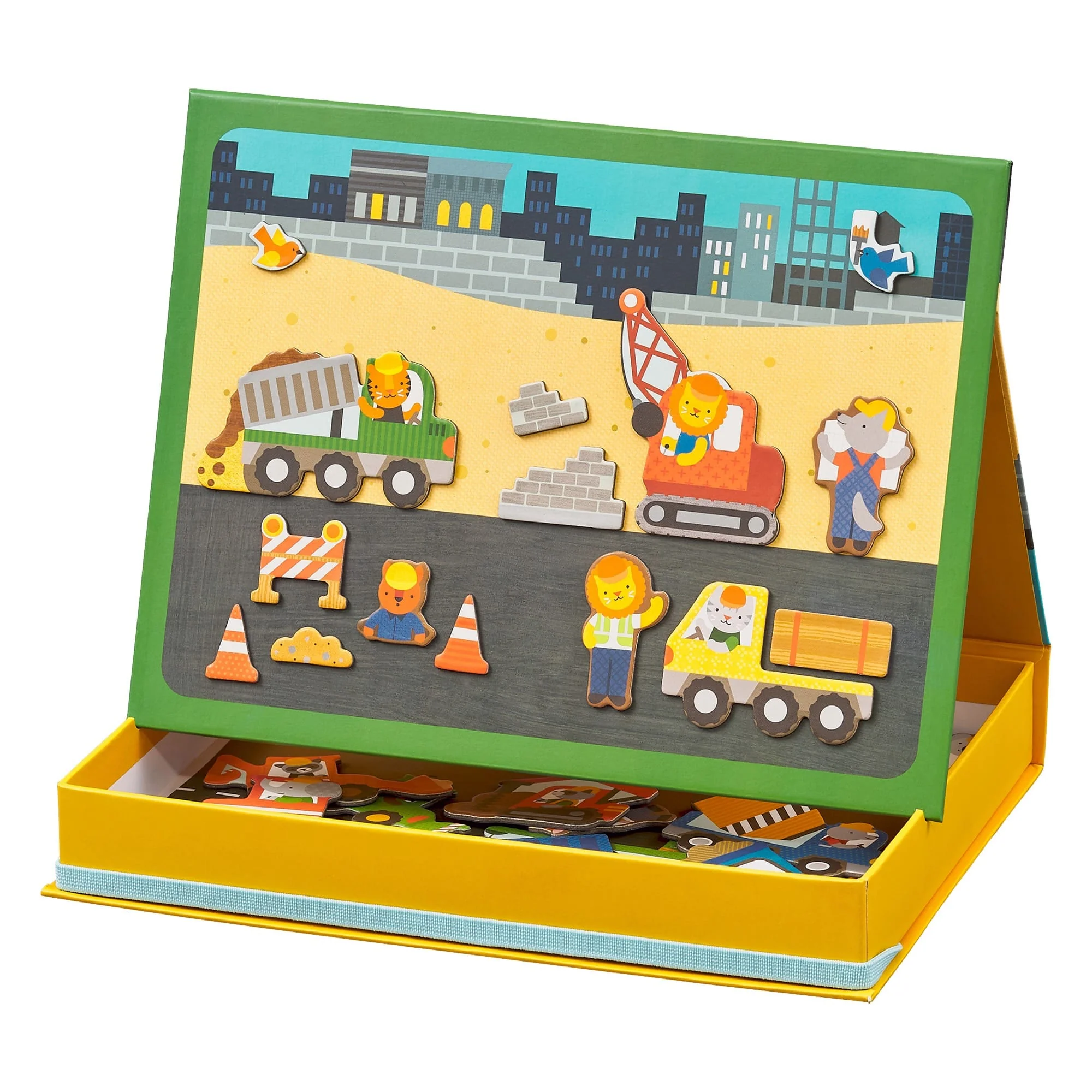 Chronicle Books Construction Site Magnetic Play Scene