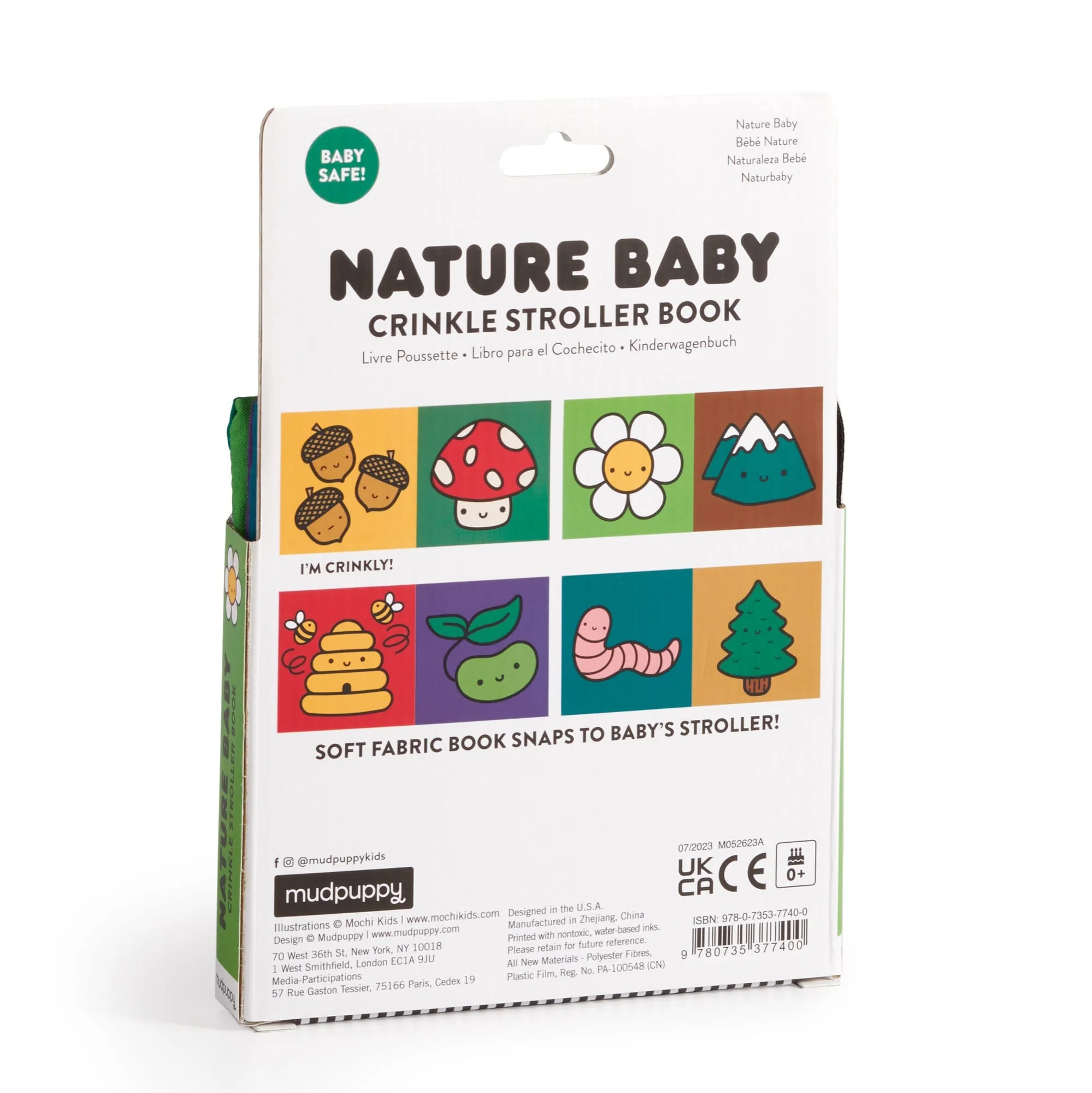 Chronicle Books Nature Baby Crinkle Fabric Stroller Book