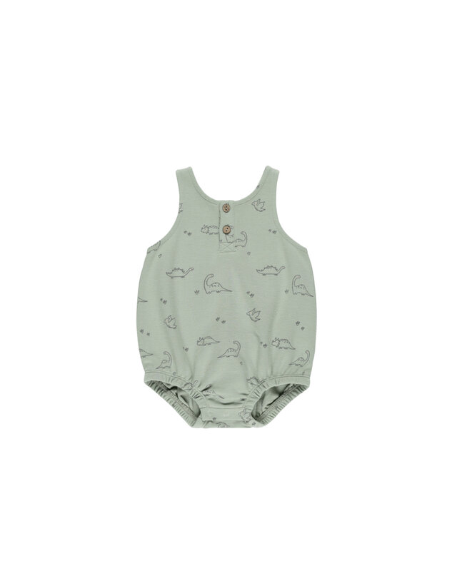 Quincy Mae Quincy Mae Dino Sleeveless Bubble Romper