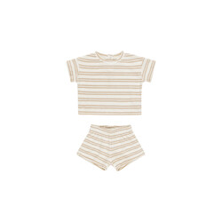 Quincy Mae Quincy Mae Terry Tee & Shorts Set