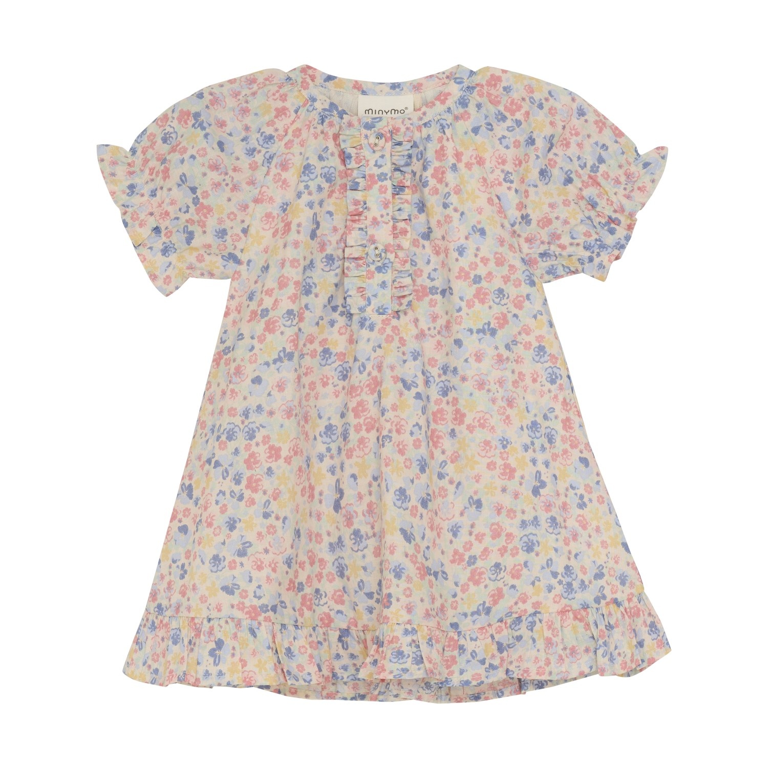 Minymo Minymo Floral Print Dress with Lining