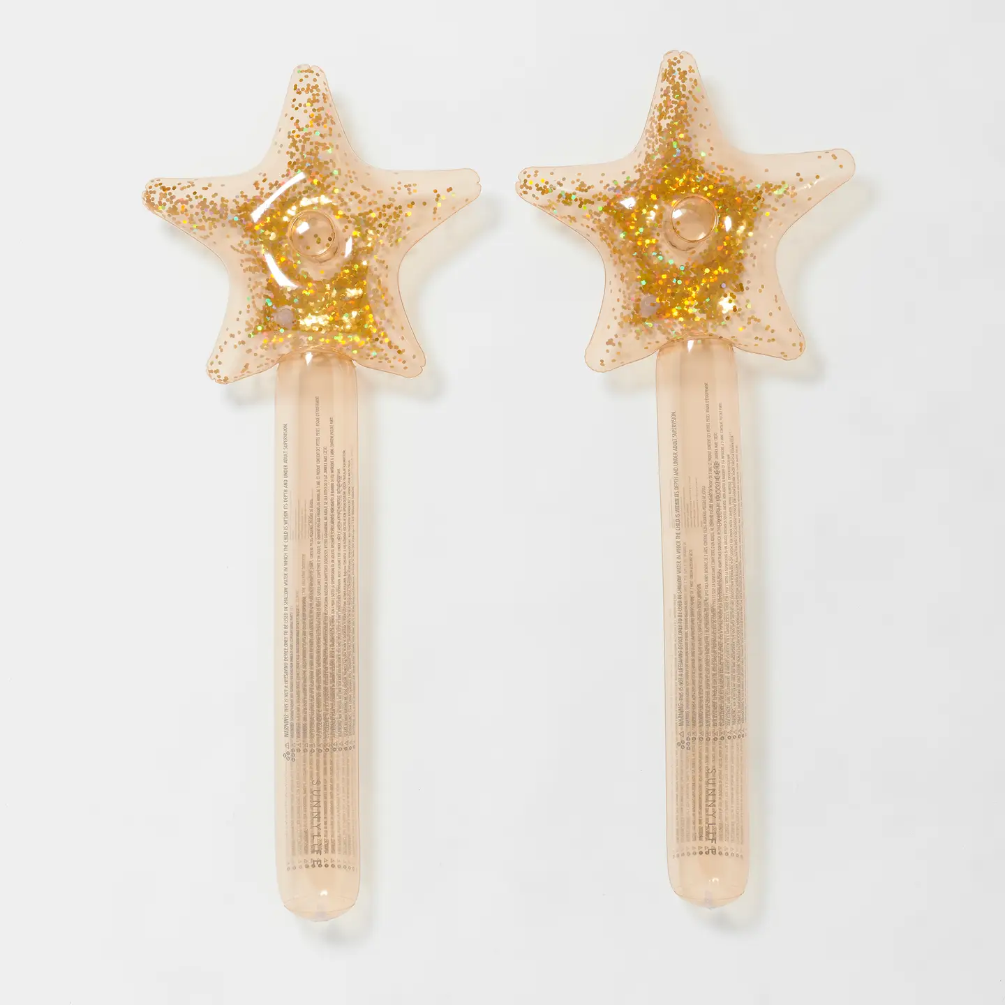 Sunny Life Sunny Life Kids Inflatable Star Wand Princess Swan Gold Set of 2