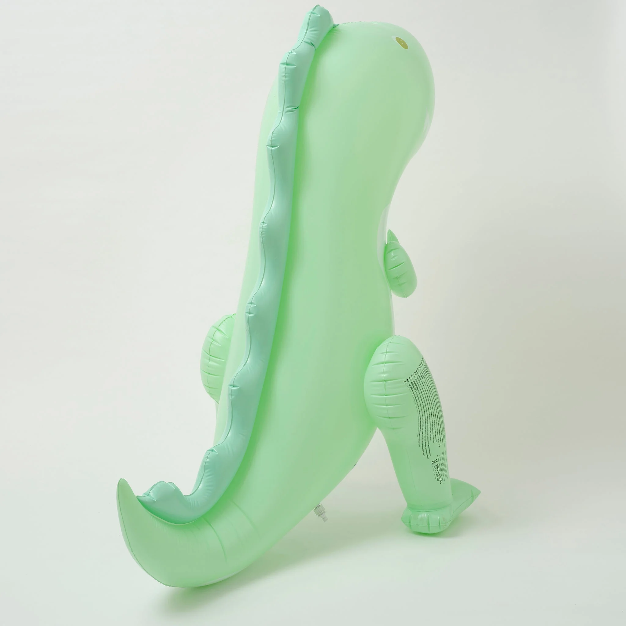 Sunny Life Sunny Life Inflatable Giant Sprinkler Surfing Dino - Ice Mint